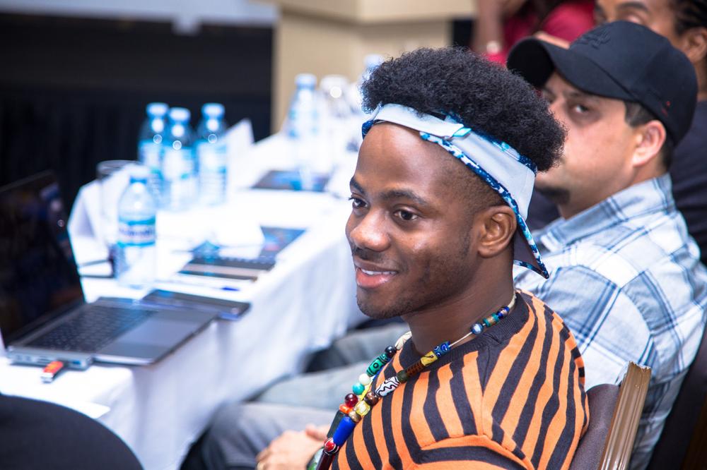 Korede Bello speaks and performs at Women's Day Outreach in Uganda