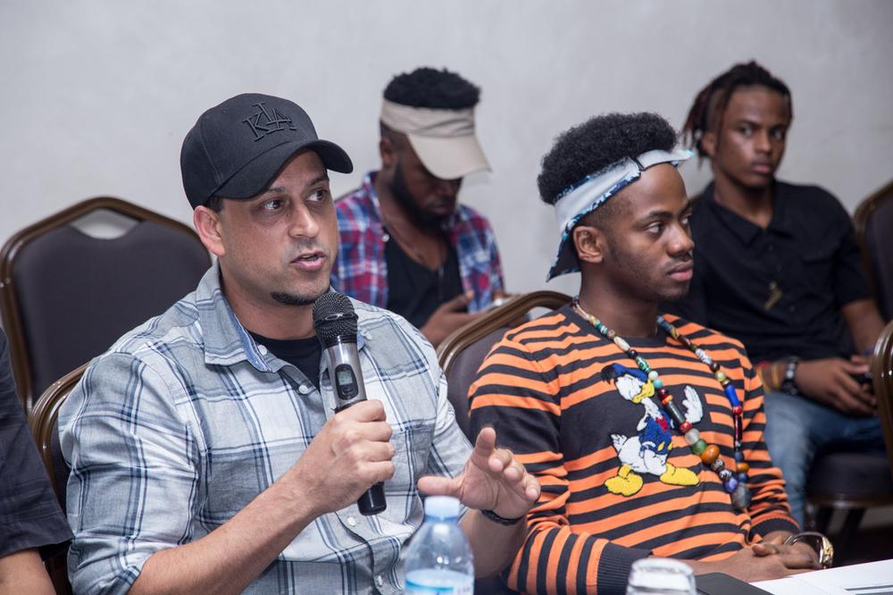 Korede Bello speaks and performs at Women's Day Outreach in Uganda