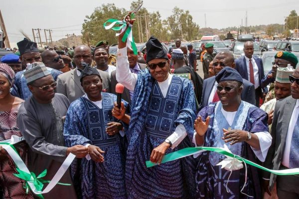 President Buhari recommissions Bridge built by Goodluck Jonathan - Dalung - BellaNaija