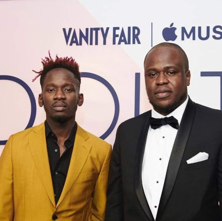 Detty Boy to the World! Mr Eazi joins Diddy, Chadwick Boseman, Lupita Nyong'o at Vanity Fair/Apple Music #Oscars Dinner