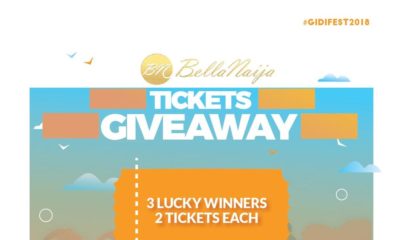 3 Lucky Winners to win TWO Tickets to #GidiFest2018