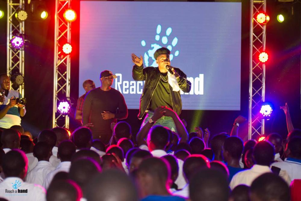 Korede Bello speaks and performs at Women's Day Outreach in Uganda