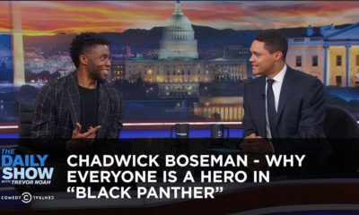 There is no Villain in "Black Panther". Everyone is a Hero - Chadwick Boseman on The Daily Show | WATCH