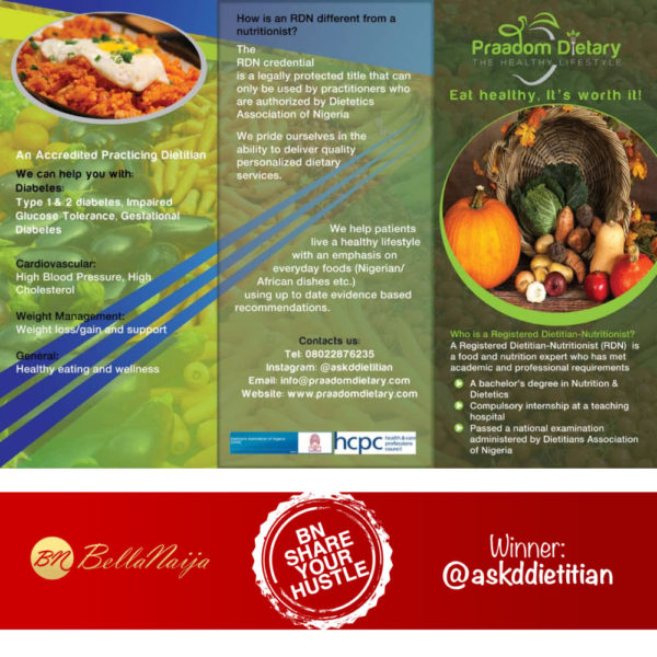 bnshareyourhustle praadom dietary is giving you a healthy lifestyle