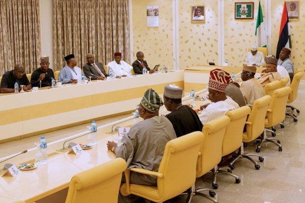 APC Governors endorse Buhari for a 2nd Term | BellaNaija