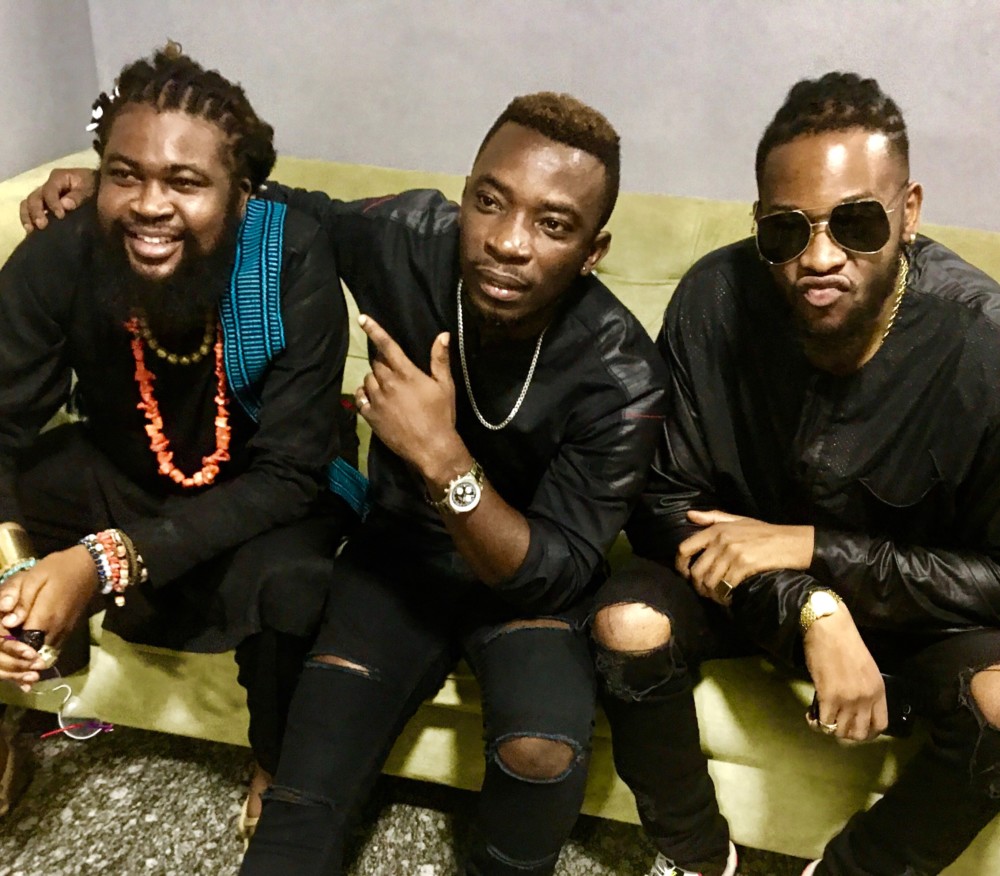 Onyeka Nwelue, Peks Ikeji and Teddy-A