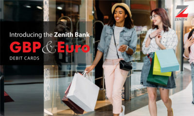 Zenith Bank euro & pound visa card