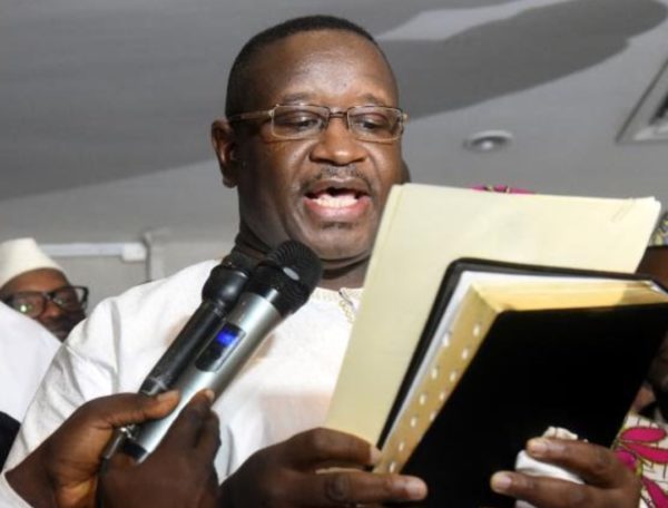 Opposition Leader Julius Maada Bio sworn in as Sierra Leone's President