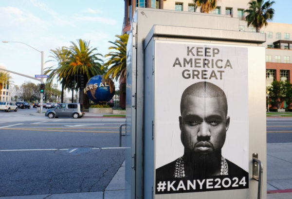 #Kanye2024: Kanye's Keep America Great posters pop up around Chicago & LA | BellaNaija