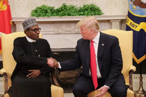 Nigerians react to Trump's "Lifeless" comment on Buhari | BellaNaija