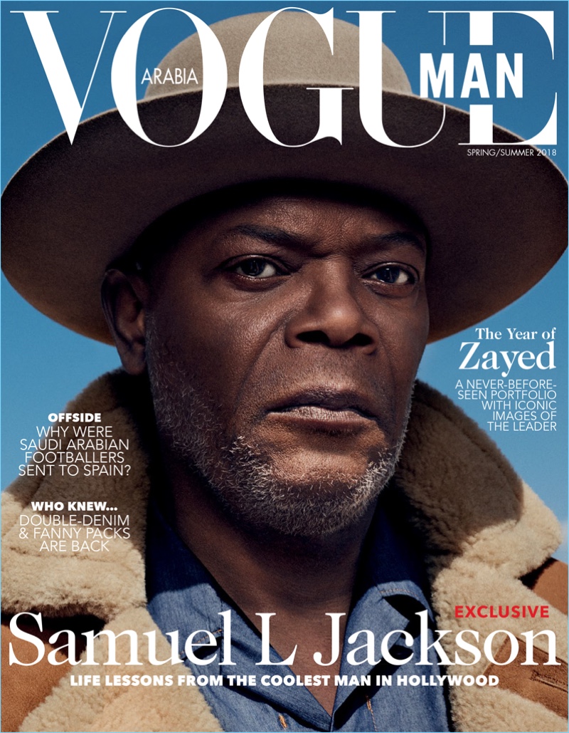 Image result for samuel l jackson on vogue