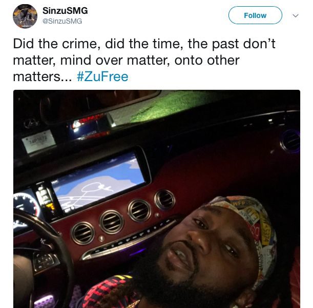 "Did the crime, did the time, the past don’t matter" Sauce Kid is Out