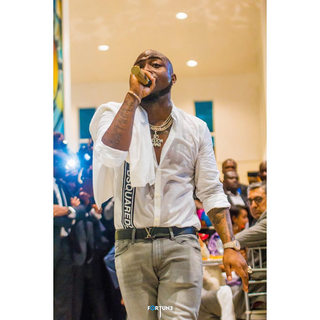 Davido performs in Sierra Leone at Presidential Inauguration