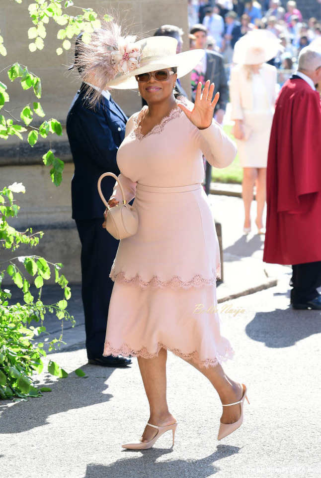 Oprah Winfrey, Idris Elba, David Beckham and the top dignitaries at the #RoyalWedding