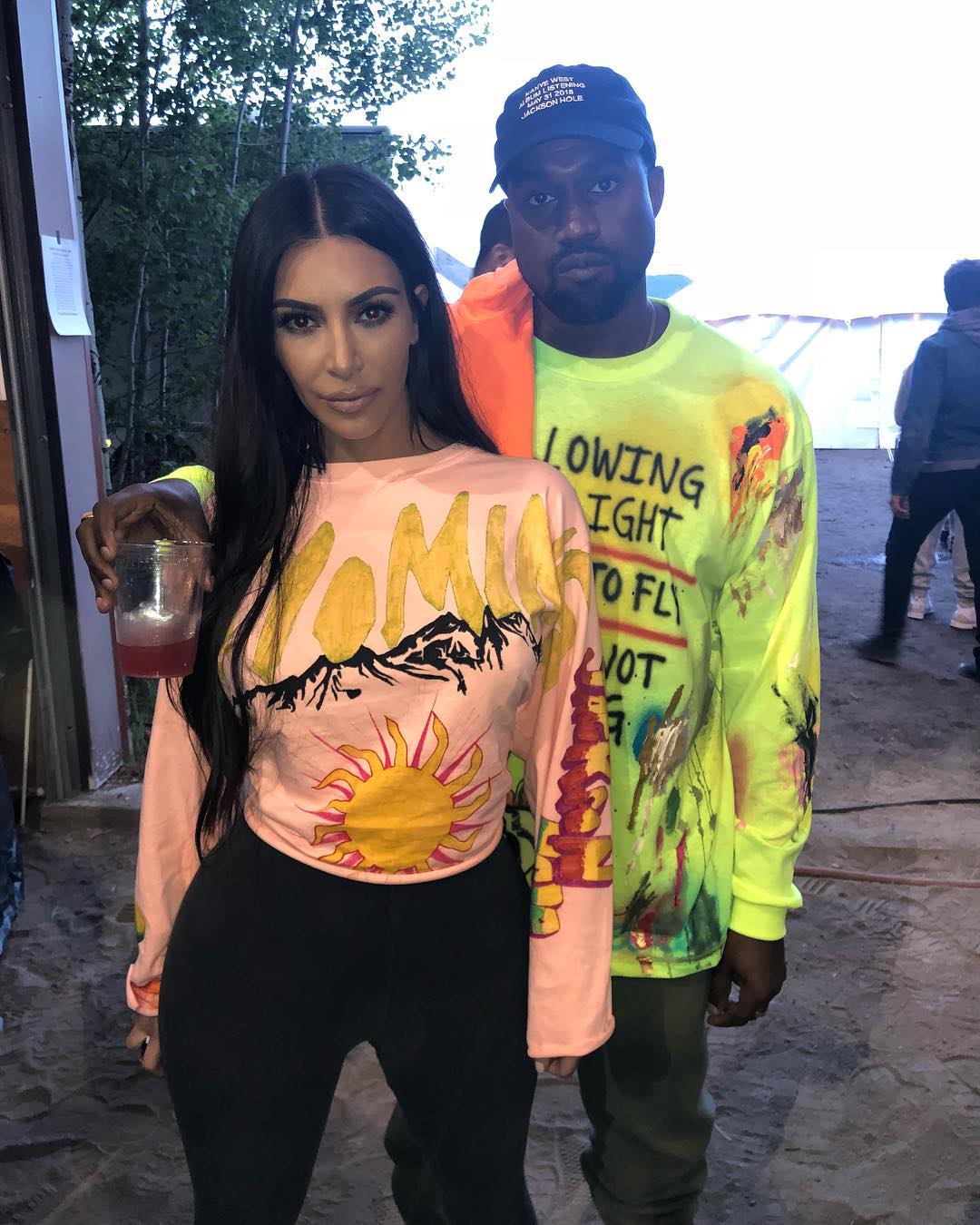 Kanye West & Kim Kardashian host Big Sean, Nas, Kid Cudi at exclusive Album Launch in Wyoming