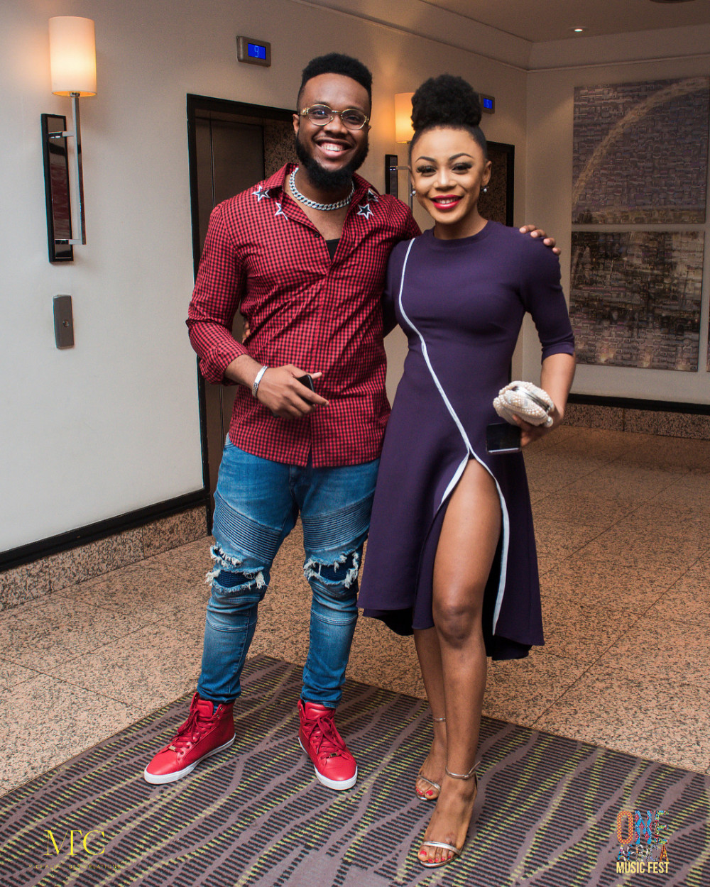 #BBNaija's Leo & Ifu Ennada join other stars for One Africa Music Fest Welcome Party in London