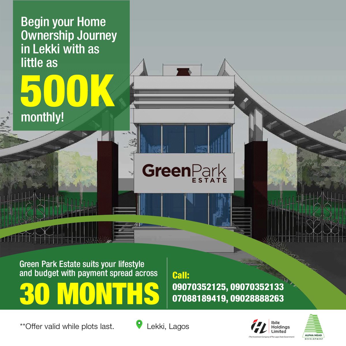 You Can Own a Land in Lekki for as Low as N500,000! Find Out how to Get Started with Green Park