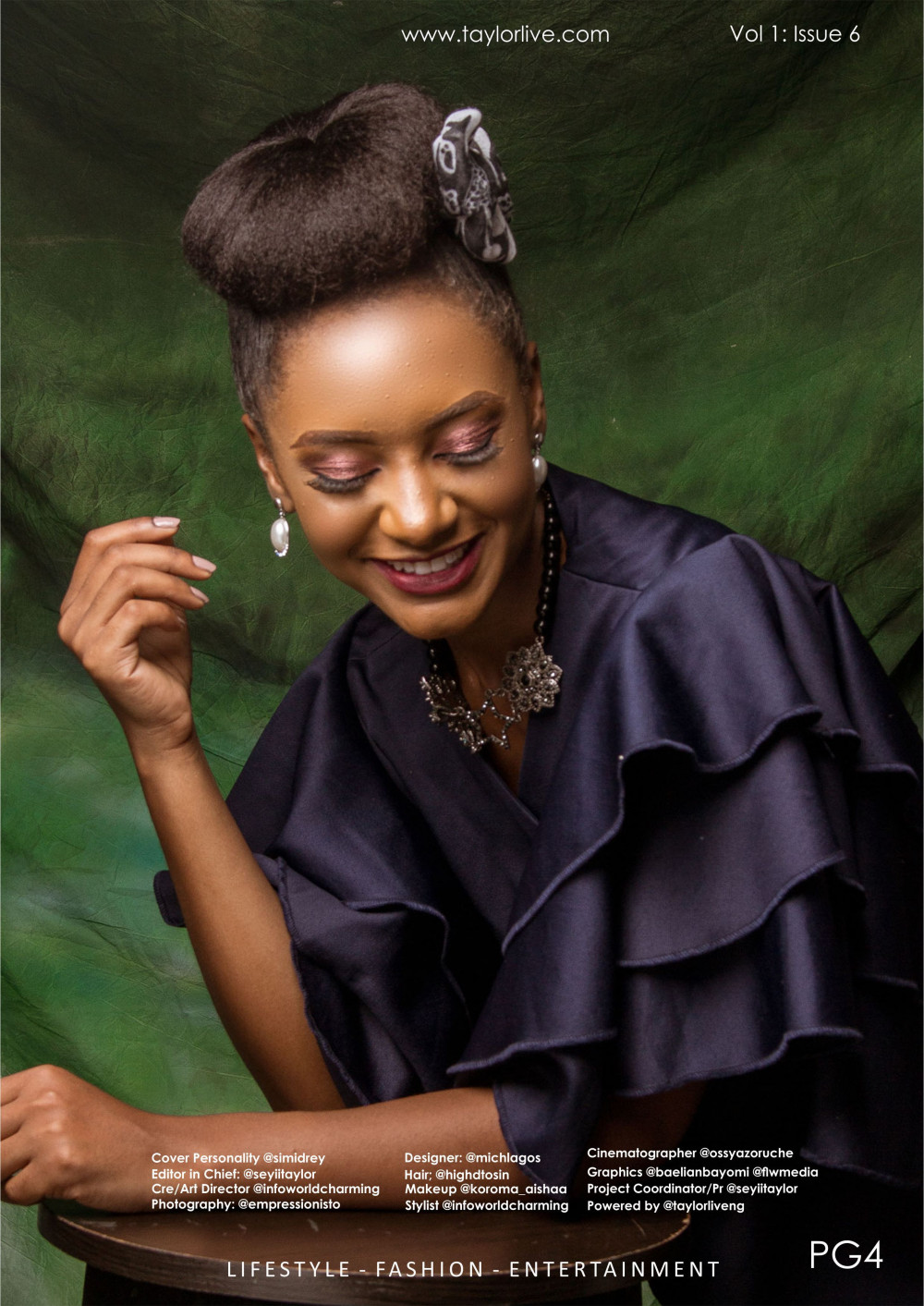 Simi Drey Simi Drey OAP Simi Drey covers Taylor Live Magazine’s Latest Issue jaiyeorie