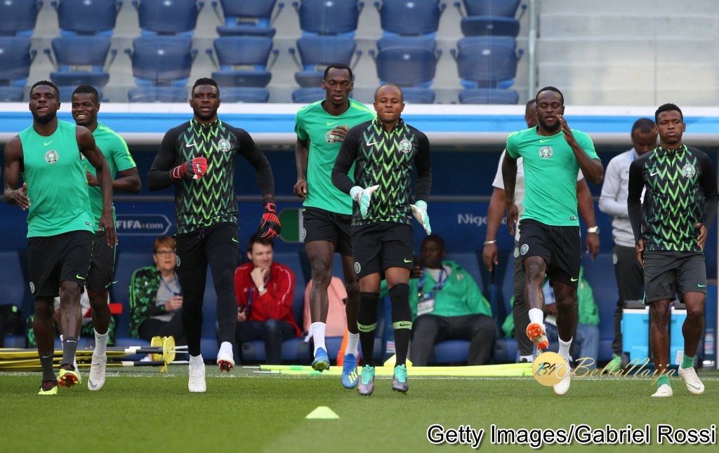 #WorldCup: Nigeria’s Super Eagles training Hard to Beat Argentina

