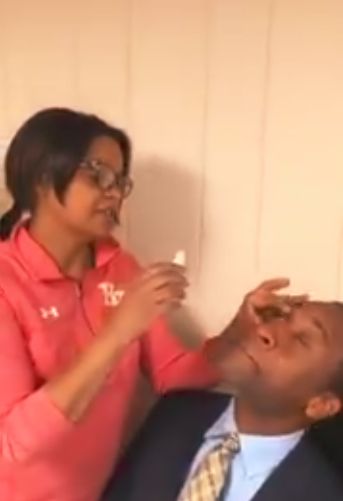 BN Sweet Spot: Husband & Wife struggling with an Eyedrop is what Love is | BellaNaija