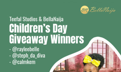 The BellaNaija Living & Teefal Studios Children’s Day Giveaway WINNERS!