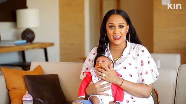 Tia Mowry introduces Baby Cairo to the World | WATCH on BN TV | BellaNaija