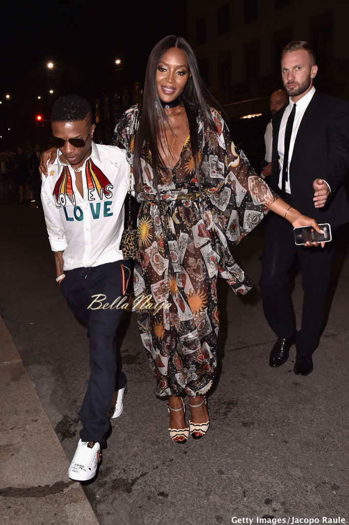 Naomi Campbell Parties With Wizkid After Dolce and Gabbana Fashion Show (Photos) %Post Title