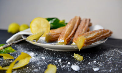 Lemon Churro Bites and Lemon Glaze - The Perfect Movie Night Snack!