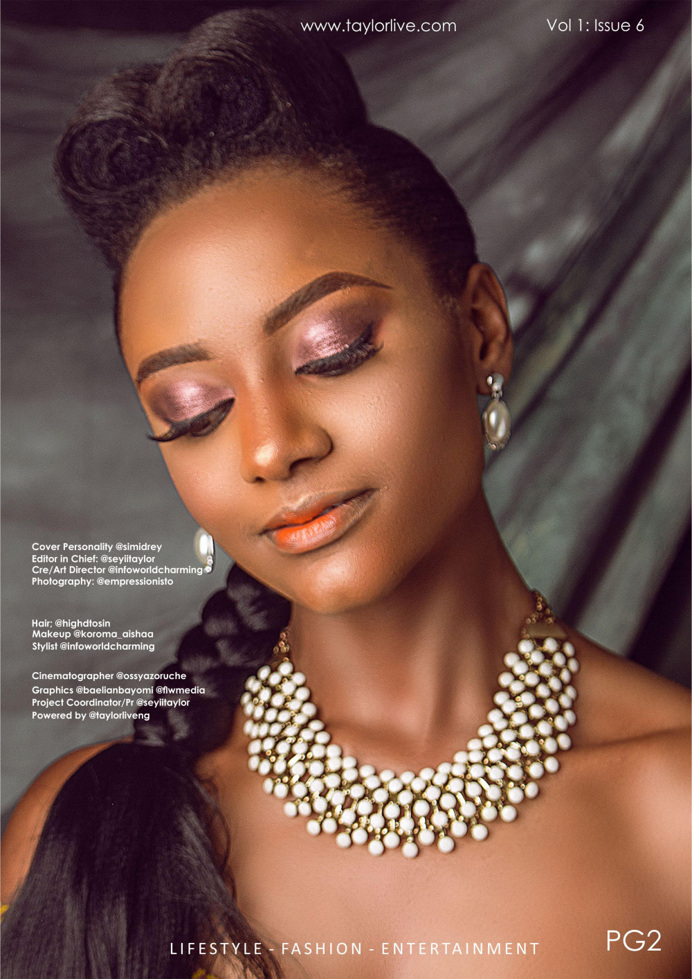 Simi Drey Simi Drey OAP Simi Drey covers Taylor Live Magazine’s Latest Issue jaiyeorie