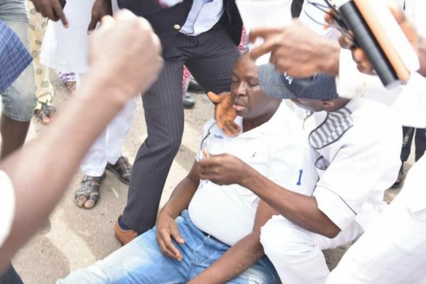 Fayose reportedly Teargassed by Policemen | BellaNaija