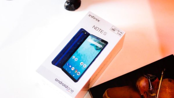 Box package of Infinix Note 5