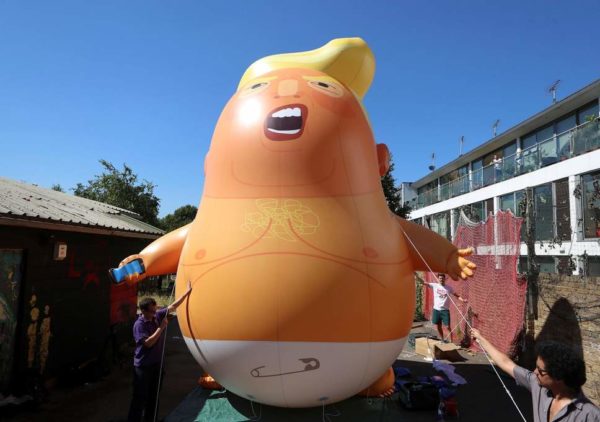 Giant 'Trump Baby' Balloon set to be Flown in London during Trump's Visit | BellaNaija