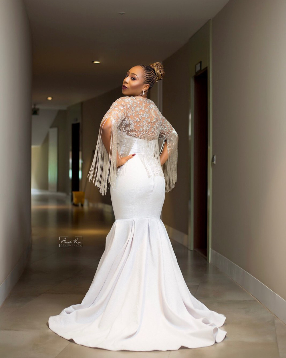 Dakore Akande dazzles in white