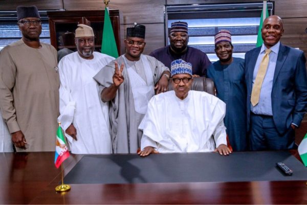 President Muhammadu Buhari on Wednesday visited the proposed presidential campaign office in Abuja. | BellaNaija