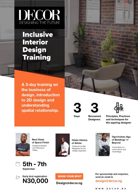 Decor Design Training Banner