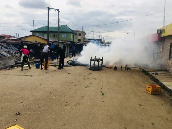 Police restore Order after Riot in Ketu | BellaNaija