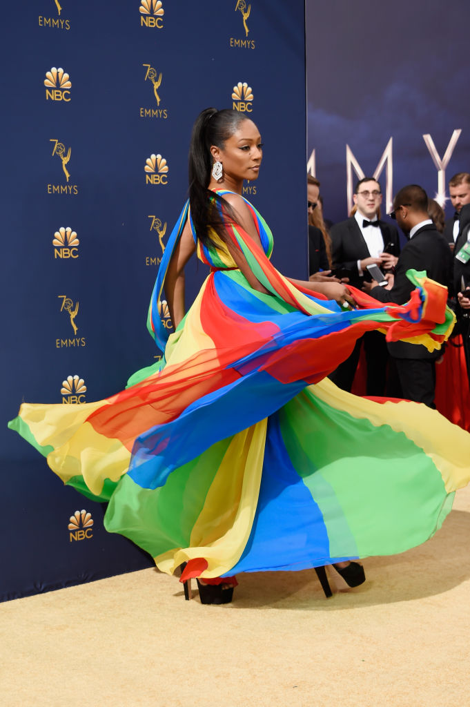 Tiffany Haddish Rocked A Prabal Gurung Gown at Emmy Awards 2018