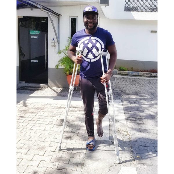 Djinee shares Progress 34 Days after Car Crash | BellaNaija