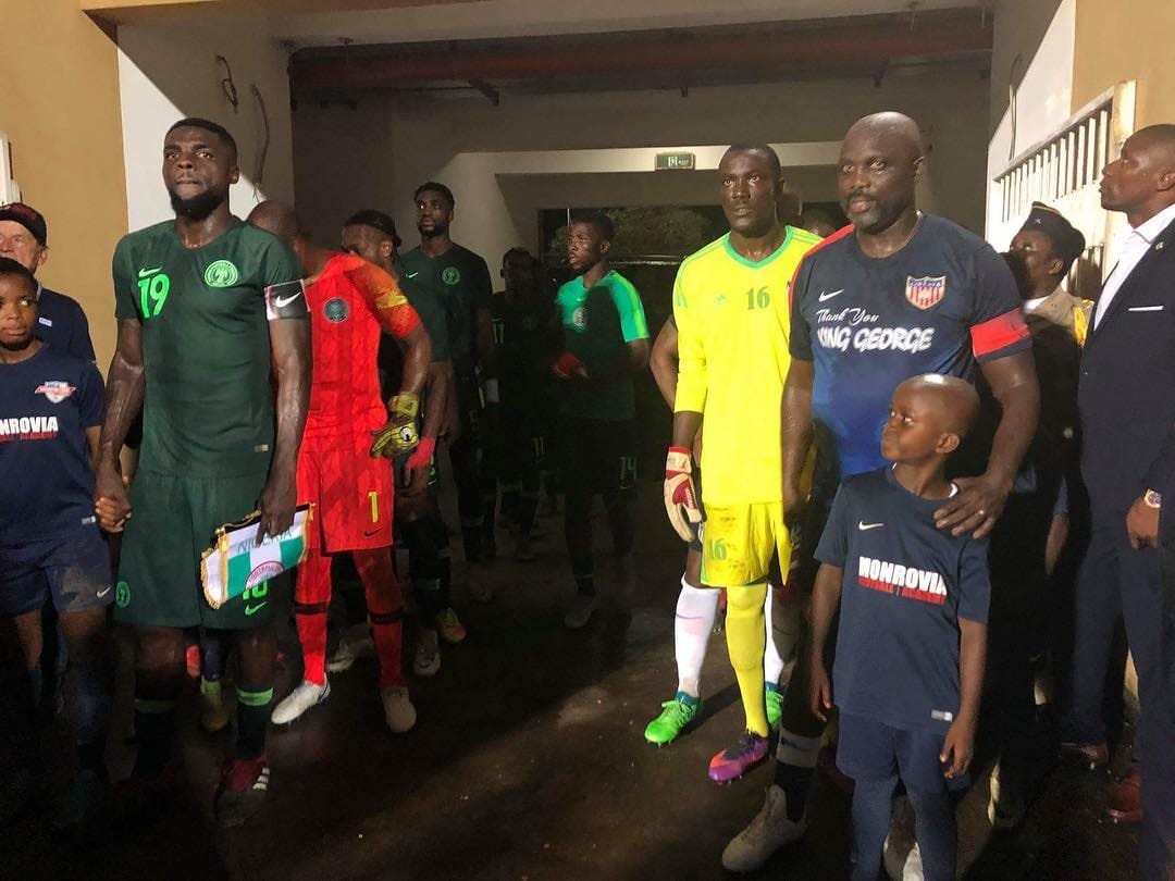 Liberian President George Weah returns to Football in match against Nigeria | BellaNaija