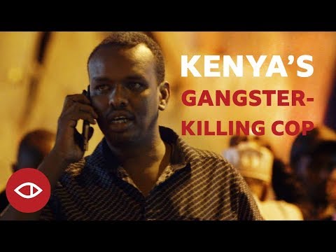 BBC takes a trip with Kenya's 'Killer Cop' Ahmed Rashid hunting down Gangsters | WATCH | BellaNaija