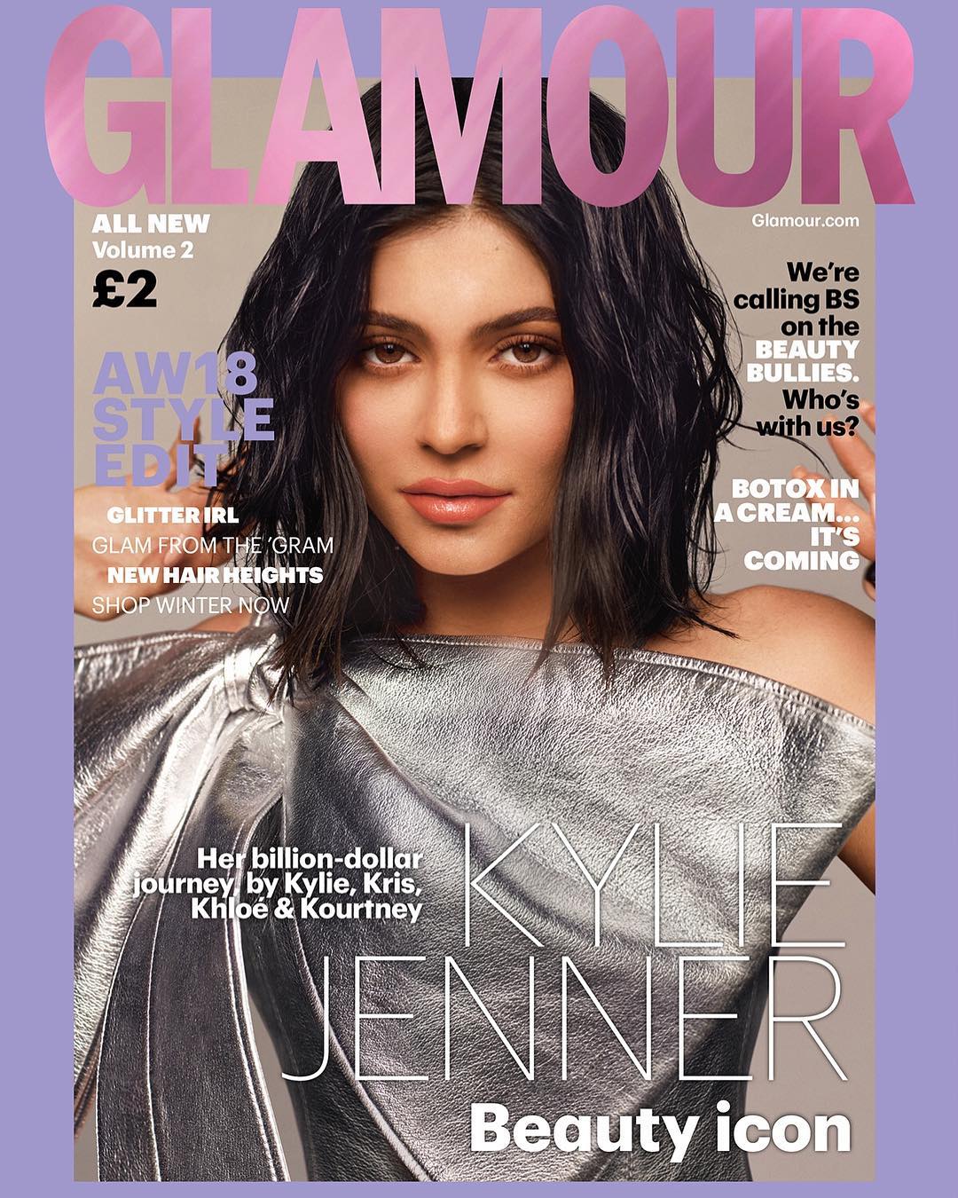 Kylie Jenner is the Cover Star for Glamour UK's Autumn/Winter ...