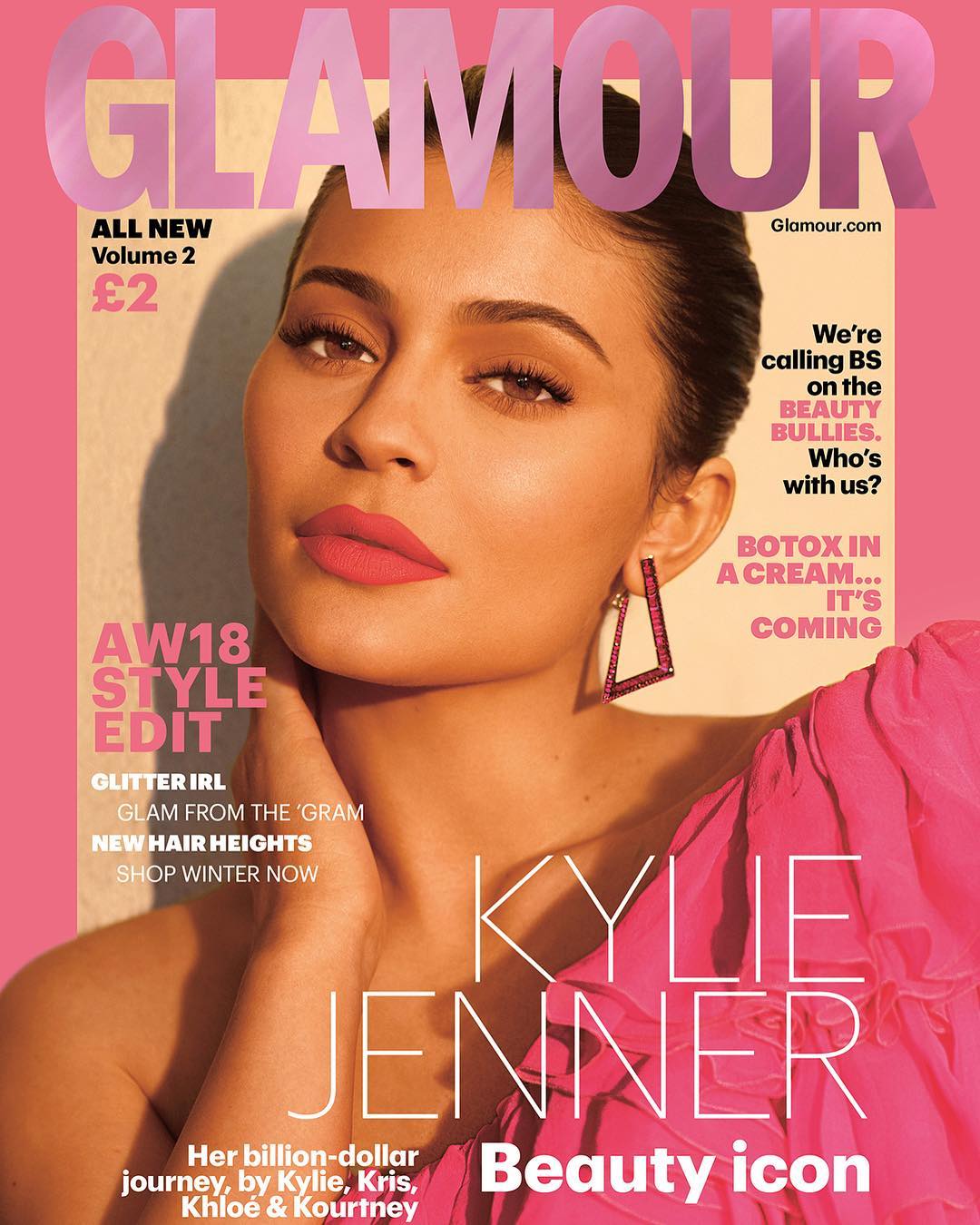 Kylie Jenner is the Cover Star for Glamour UK's Autumn/Winter ...