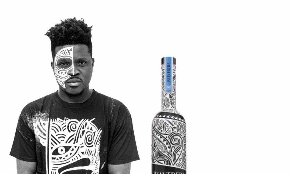 Laolu Senbanjo Designs a Limited Edition Belvedere Vodka Bottle