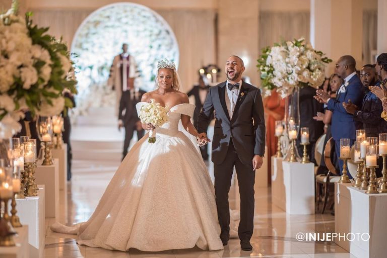Real Housewives Of Atlanta s Eva Marcille Marries Michael Sterling 