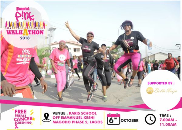 Pink Walkathon 2018 Breast Cancer Awareness Campaign Banner 2