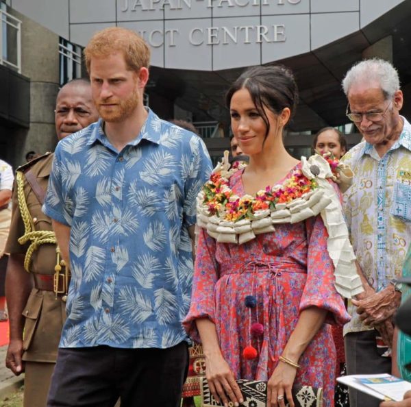 Meghan Markle's Fiji Market Visit cut short due to "Security Risk" | BellaNaija