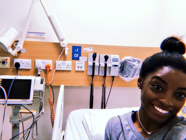 "This kidney stone can wait" - Simone Biles won't let anything stop her from competing at the World Gymnastics Championships | BellaNaija