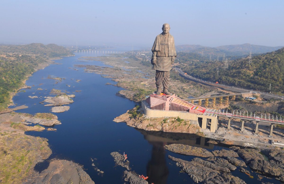 India unveils world's tallest statue "Statue of Unity" BellaNaija