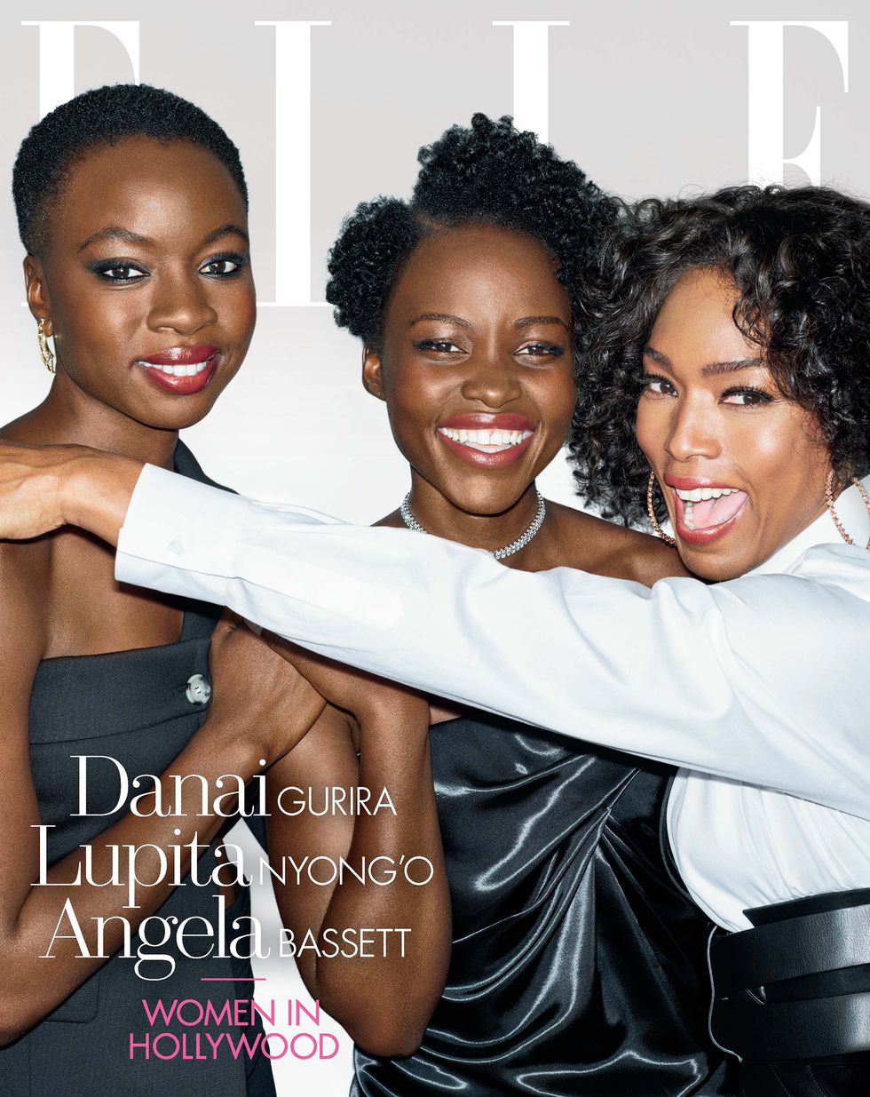 Lupita Nyong'O, Dania Gurira and Angela Bassett Are The Power Women On The Cover Of Elle USA November Issue!