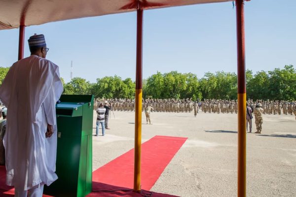 "It is a must win war" - Buhari tells Soldiers fighting Boko Haram | BellaNaija